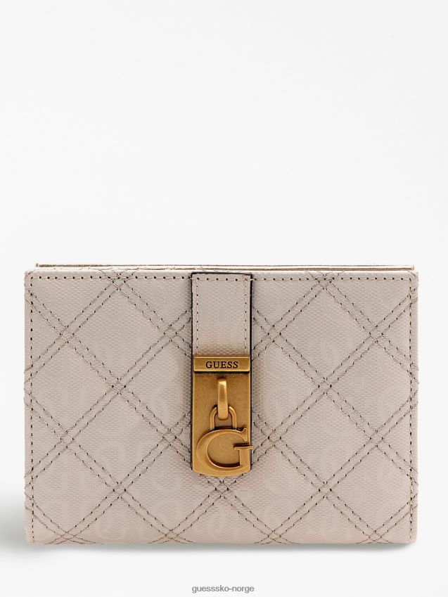 Guess gaia 4g logo lommebok hvit hvit unisex F0LJ803984