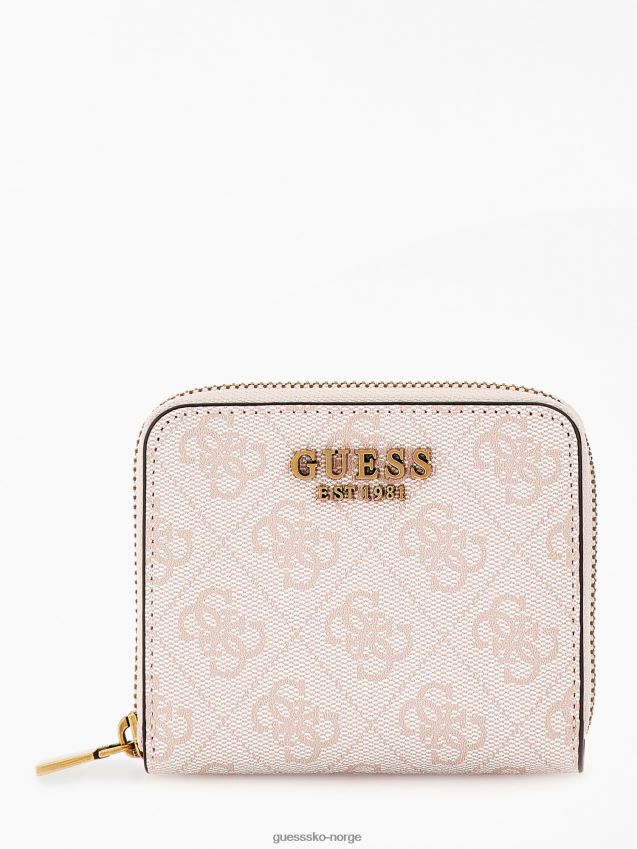 Guess ginevra 4g logo mini lommebokkrem krem unisex F0LJ804401