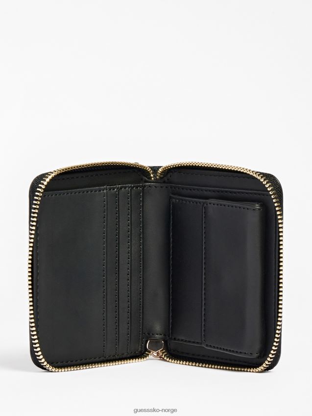 Guess grå laurbær 4g logo mini lommebok grå unisex F0LJ804288