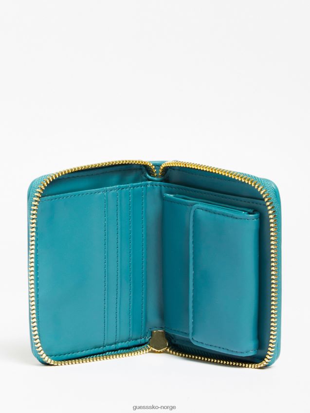 Guess grønn natalie vattert lommebok grønn unisex F0LJ805734