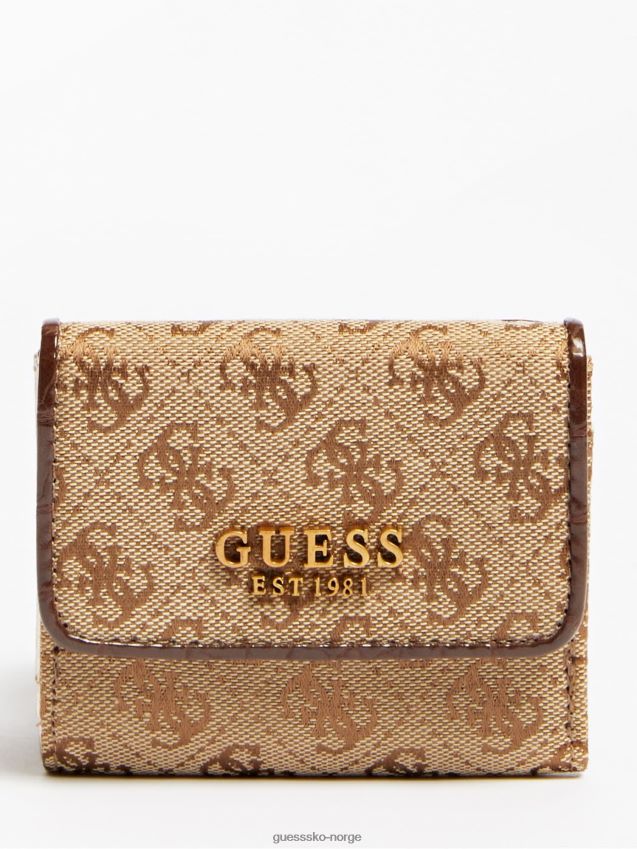 Guess gul aviana 4g logo lommebok gul unisex F0LJ804155