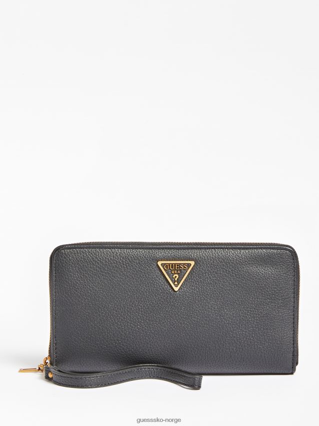 Guess helaina maxi lommebok svart svart unisex F0LJ804373