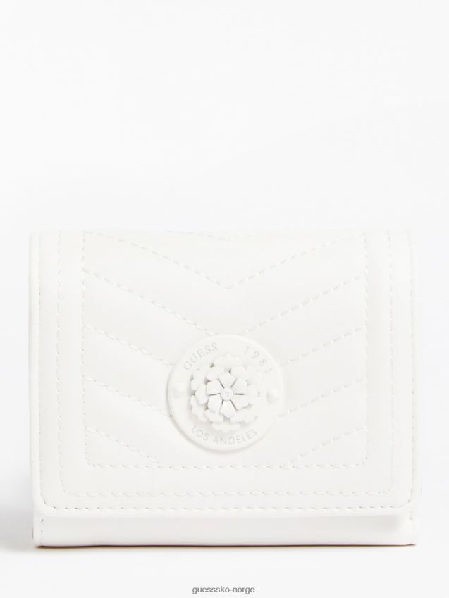 Guess hvit lida vattert mini lommebok hvit unisex F0LJ806314