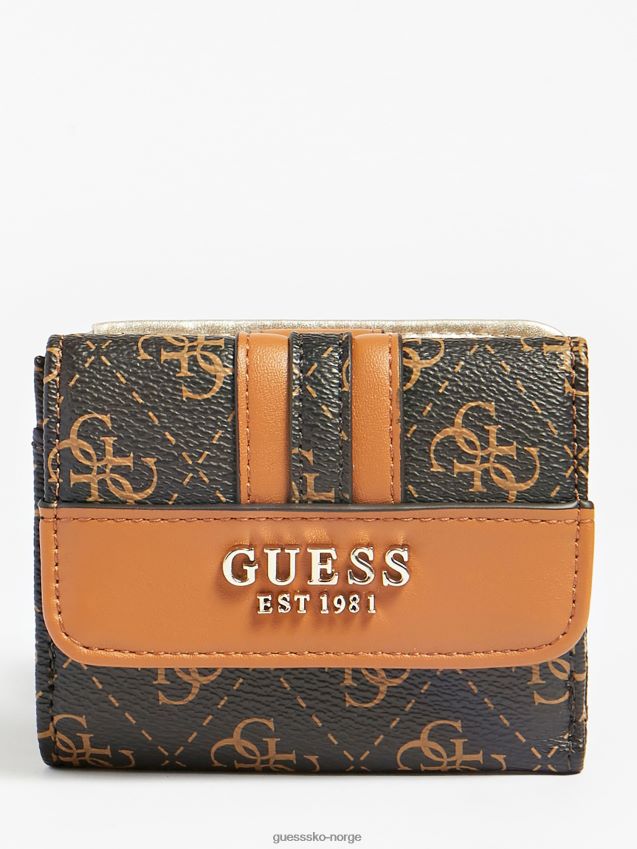 Guess kasinta 4g logo lommebok mørk brun mørkebrun unisex F0LJ803119