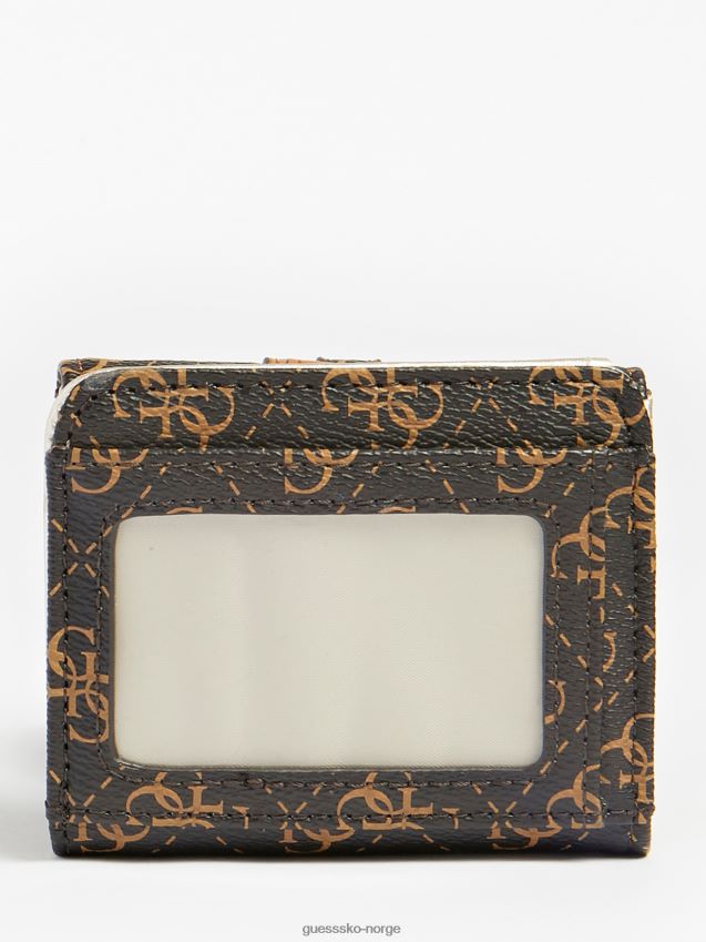 Guess kasinta 4g logo lommebok mørk brun mørkebrun unisex F0LJ803119