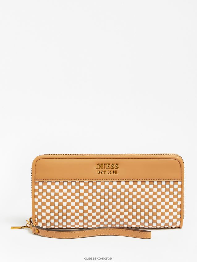 Guess katey maxi lommebok multi beige multi beige unisex F0LJ804013