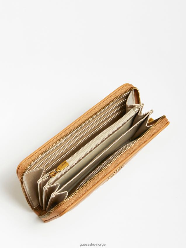 Guess katey maxi lommebok multi beige multi beige unisex F0LJ804013