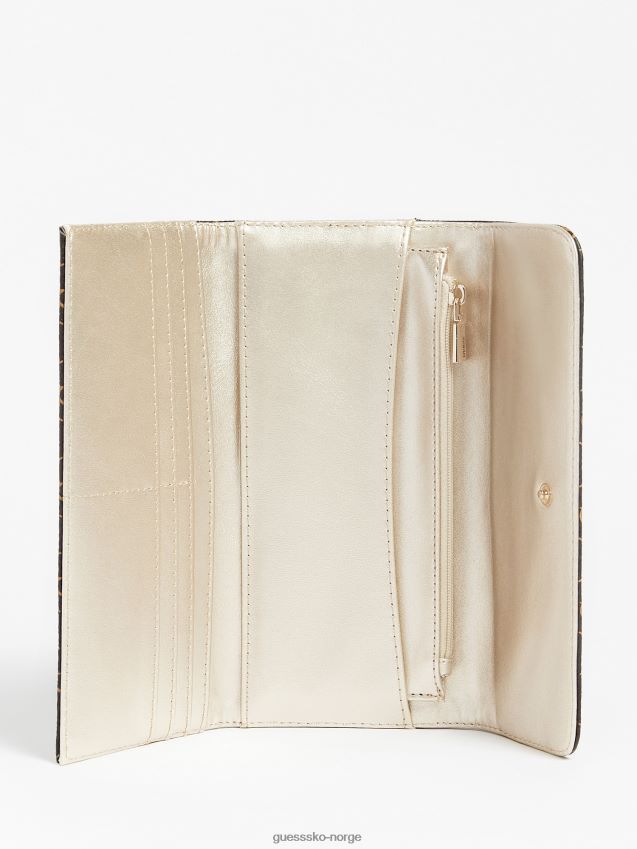 Guess laurbær 4g logo lommebok brun brun unisex F0LJ804078