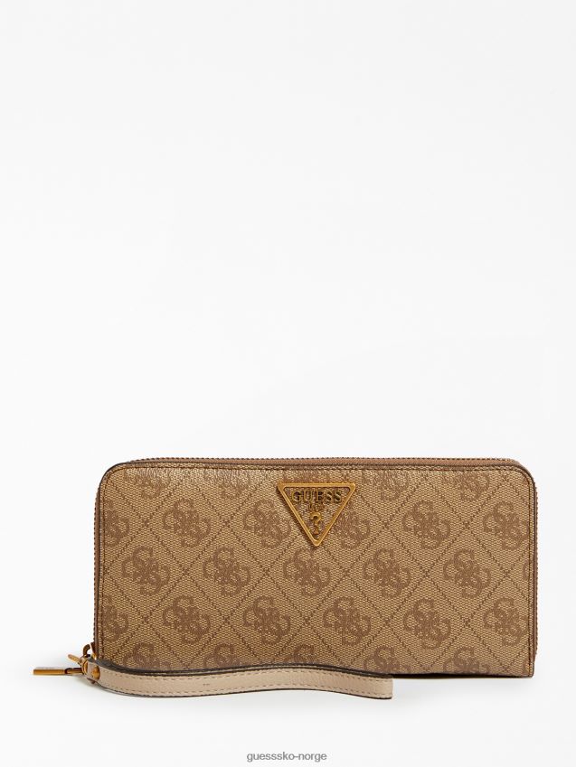 Guess laurbær maxi lommebok beige beige unisex F0LJ804622