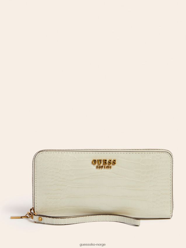 Guess laurel maxi lommebok hvit hvit unisex F0LJ804254