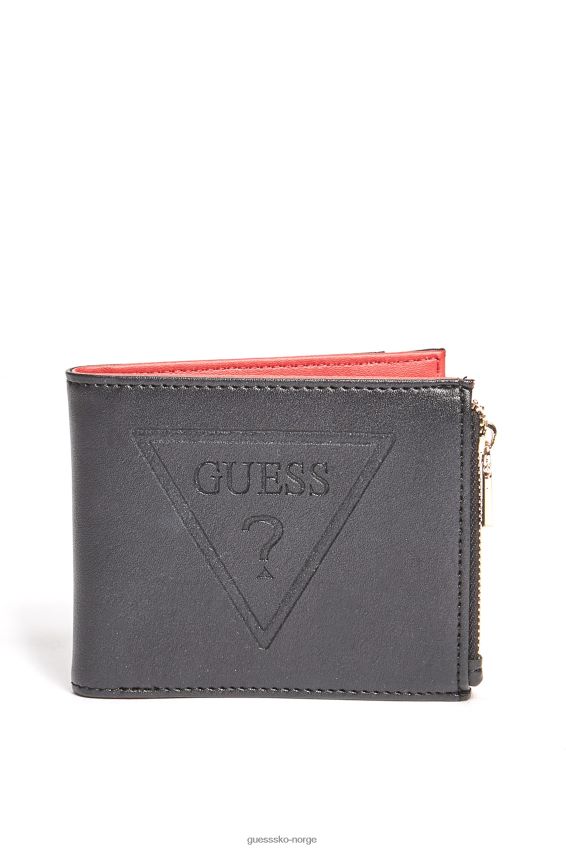 Guess logo preget lommebok svart svart unisex F0LJ808738