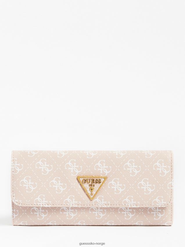 Guess rosa laurbær 4g logo lommebok rosa unisex F0LJ803993