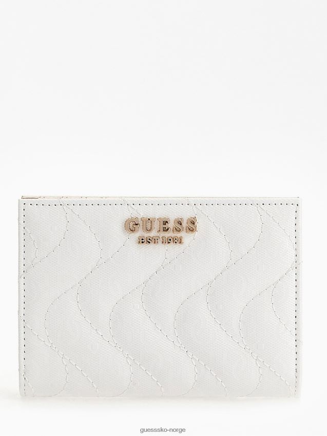 Guess sasky 4g logo lommebok hvit hvit unisex F0LJ804631