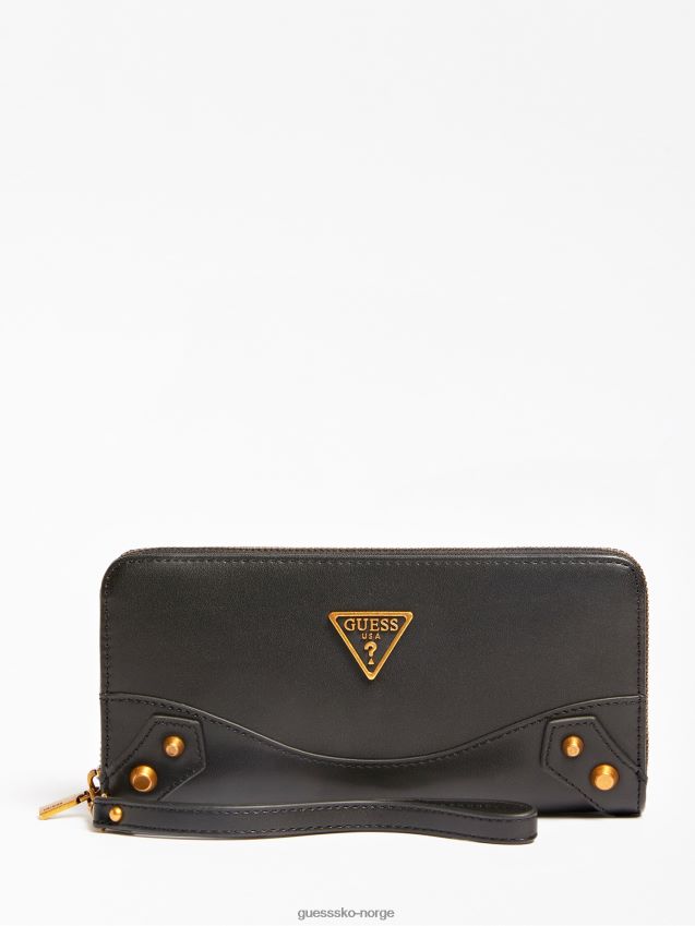 Guess svart amantea maxi lommebok svart unisex F0LJ803972