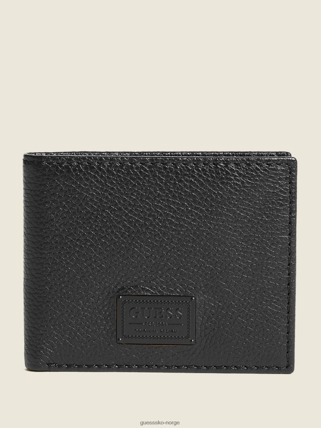 Guess svart biskop bifold lommebok svart unisex F0LJ8011060