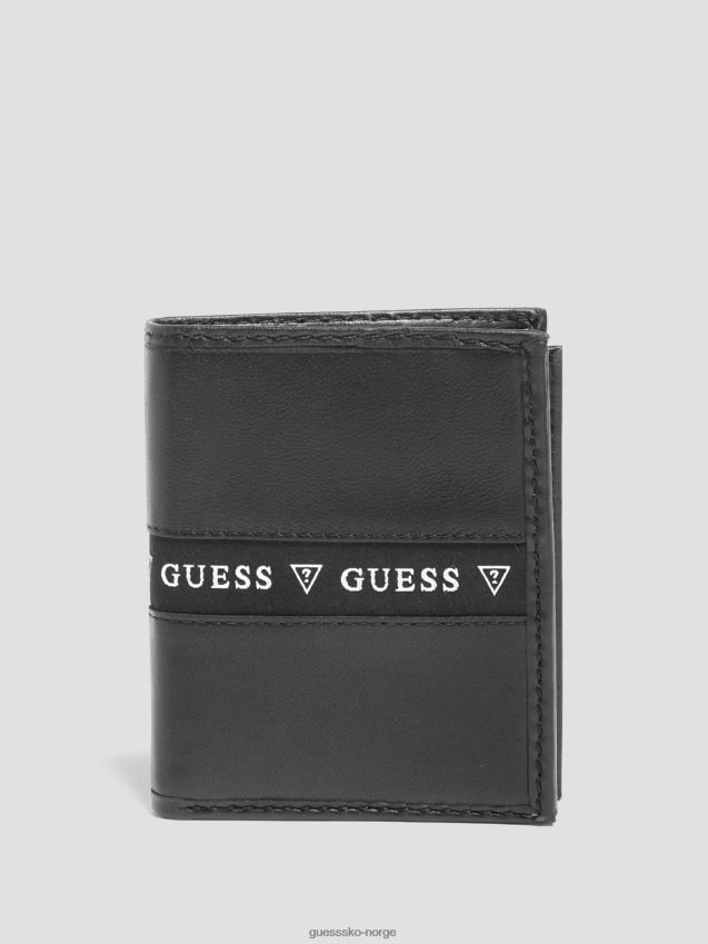 Guess svart evandro bifold lommebok svart unisex F0LJ8011057
