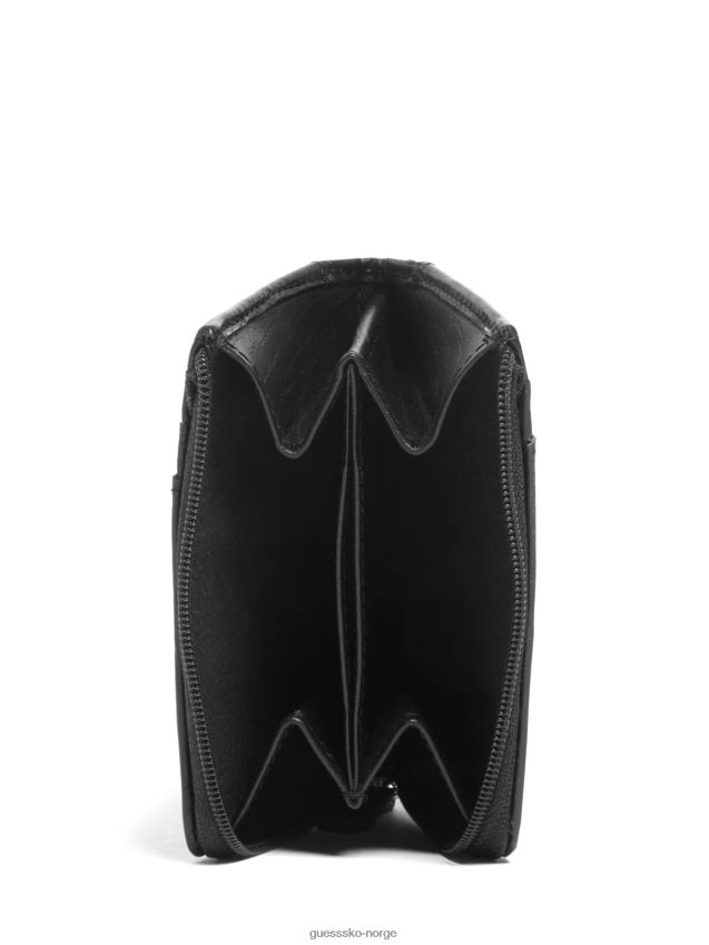 Guess svart mathias lommebok med halv glidelås svart unisex F0LJ8011087