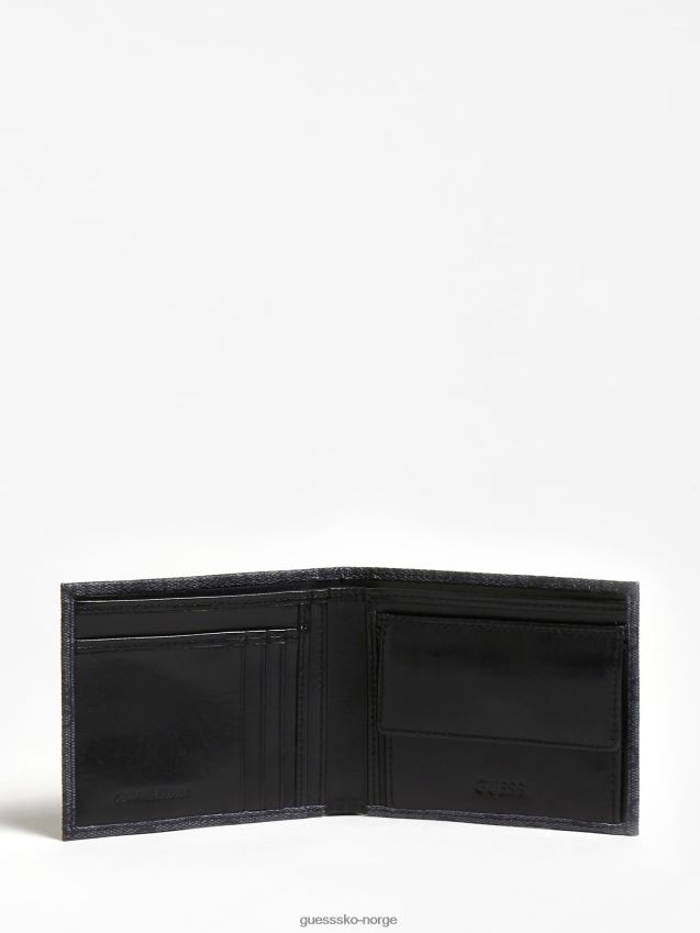 Guess svart vezzola smart 4g logo lommebok svart unisex F0LJ80592