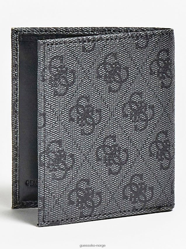 Guess svart vezzola smart 4g logo lommebok svart unisex F0LJ80650