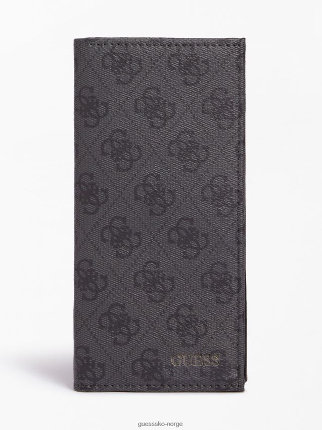 Guess vezzola 4g logo lang lommebok svart svart unisex F0LJ80162