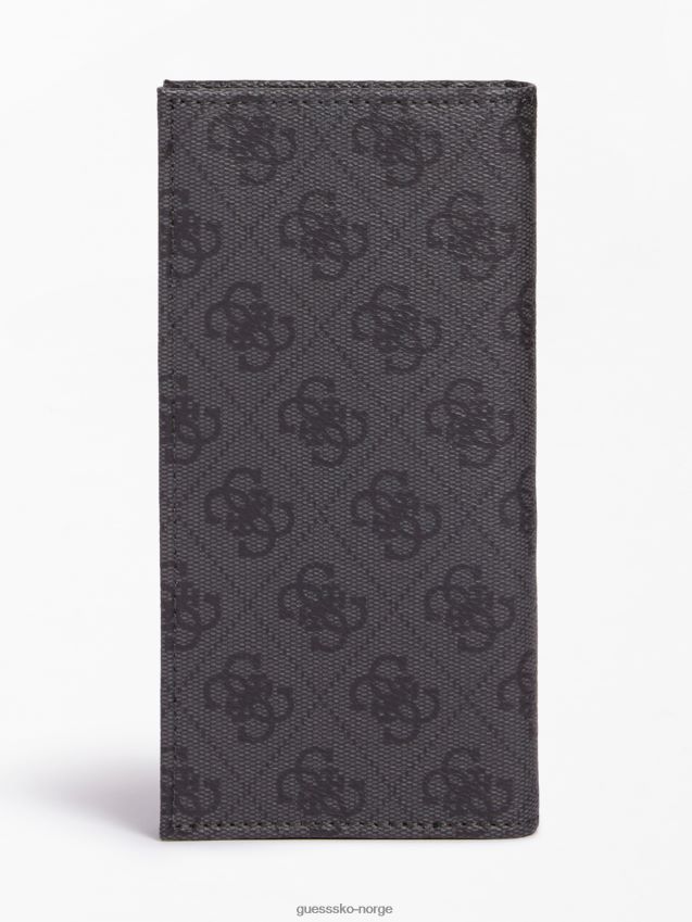 Guess vezzola 4g logo lang lommebok svart svart unisex F0LJ80162