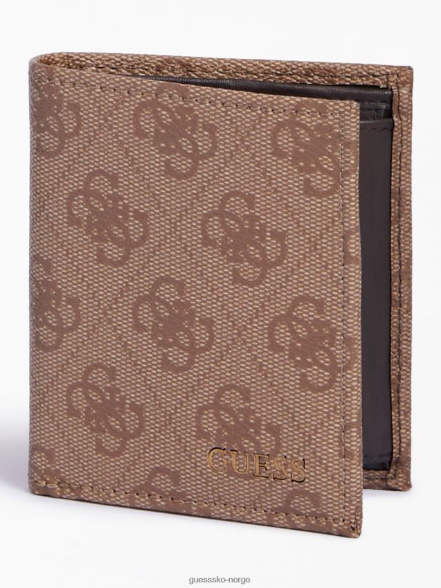 Guess vezzola 4g logo lommebok brun brun unisex F0LJ80102
