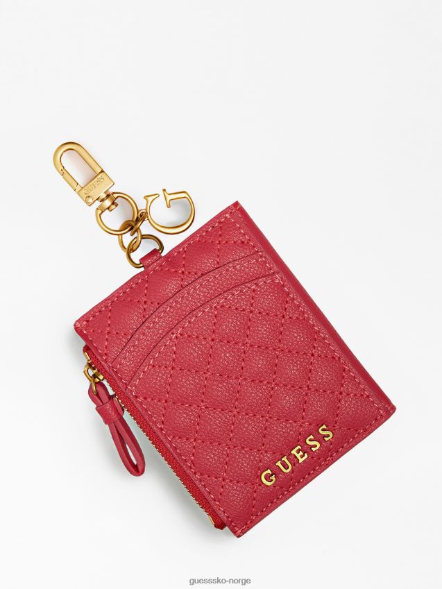 Guess rød nøkkelring for kredittkort rød unisex F0LJ804002