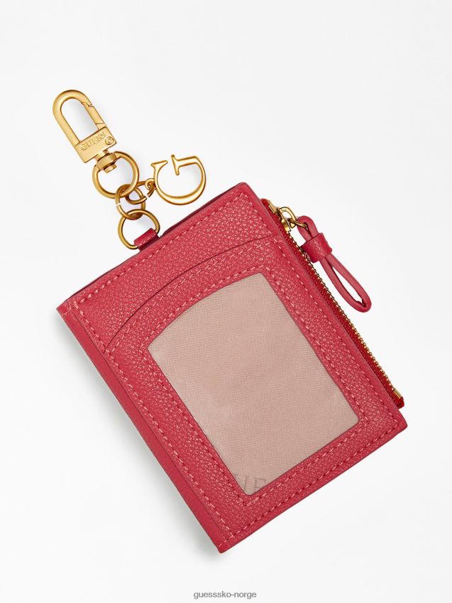 Guess rød nøkkelring for kredittkort rød unisex F0LJ804002