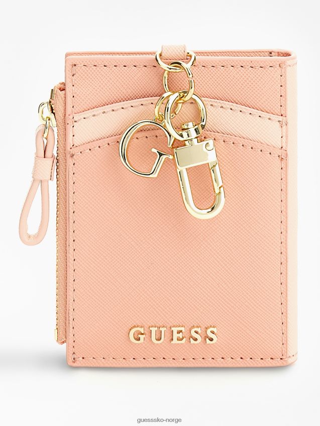 Guess rosa nøkkelring for kredittkort rosa unisex F0LJ804630