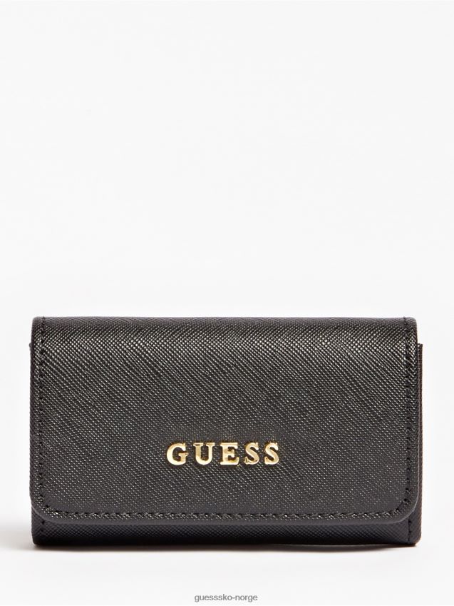 Guess saffiano nøkkelring svart svart unisex F0LJ804061