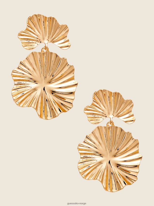 Guess 14k gullbelagt liljedråpeøredobber i gull gull unisex F0LJ8010157