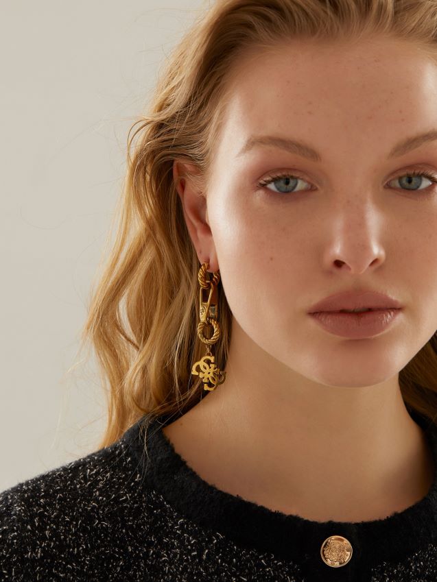 Guess 4g vintage øredobber i gull gull unisex F0LJ804341