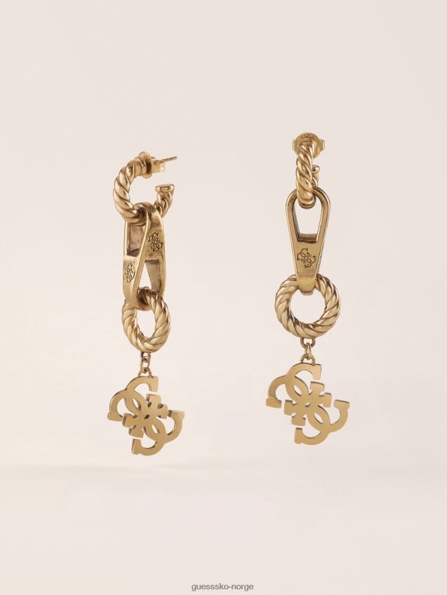 Guess 4g vintage øredobber i gull gull unisex F0LJ804341