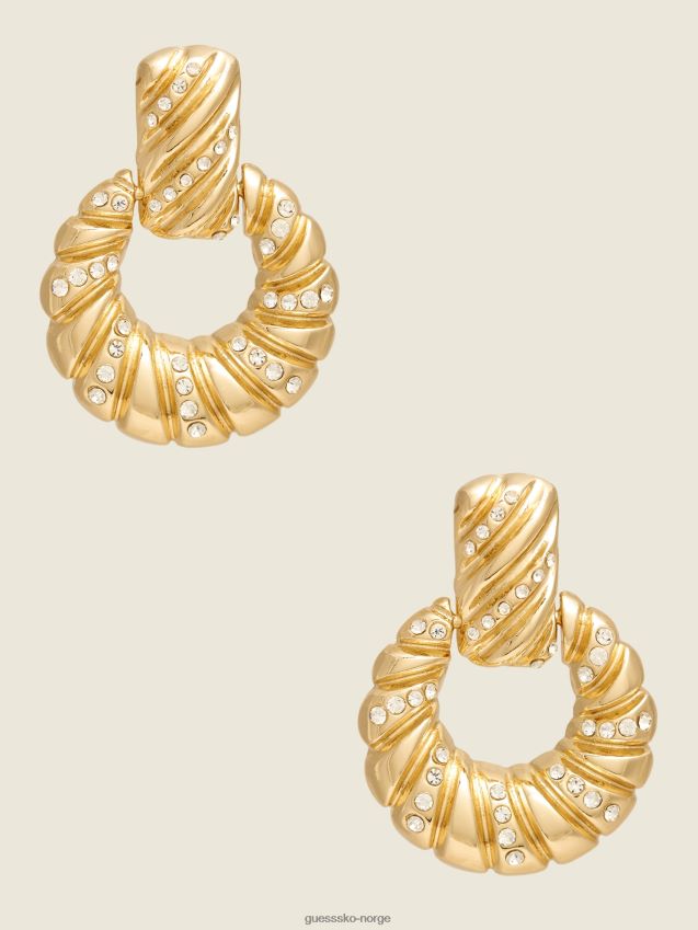 Guess croissant dørknocker øredobber gull gull unisex F0LJ8010184