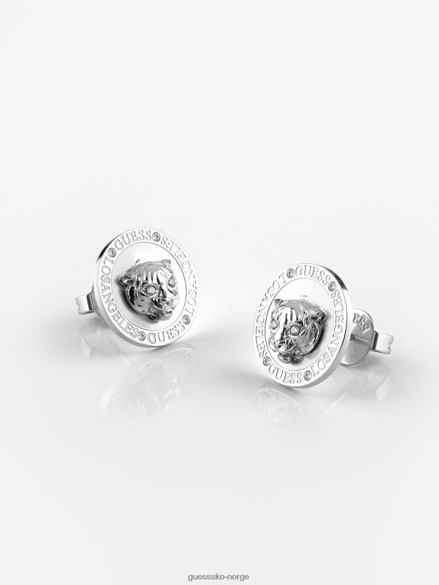 Guess daktari' øredobber i sølv sølv unisex F0LJ805666