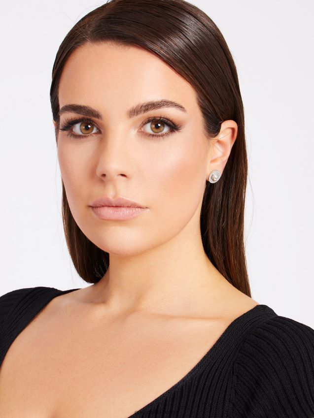 Guess daktari\' øredobber i sølv sølv unisex F0LJ805666