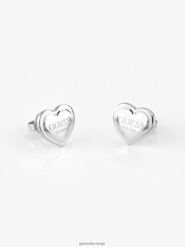 Guess fest ørepynt sølv sølv unisex F0LJ804440