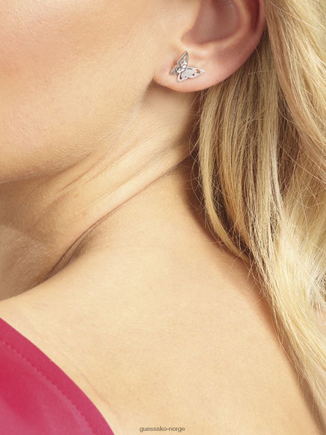 Guess fly-away-øredobber i sølv sølv unisex F0LJ804268