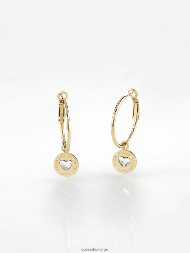 Guess fra-gjett-med-kjærlighet-gull øredobber gull unisex F0LJ804391