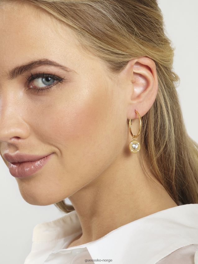 Guess fra-gjett-med-kjærlighet-gull øredobber gull unisex F0LJ804391