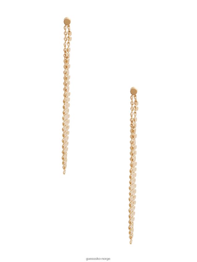 Guess gull 14 karat gullbelagt ringbrynjeørering gull unisex F0LJ8010236