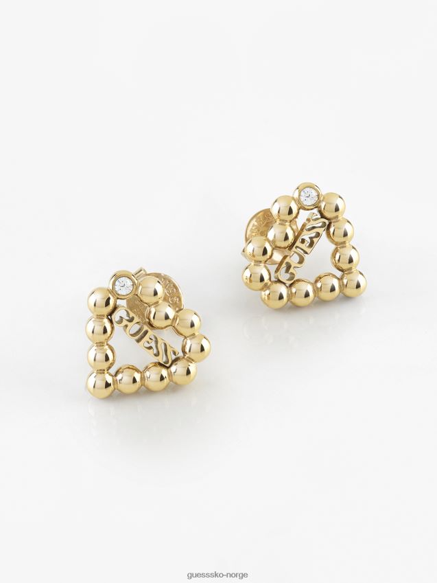 Guess gull hjerte-romantikk-øreringer gull unisex F0LJ804378