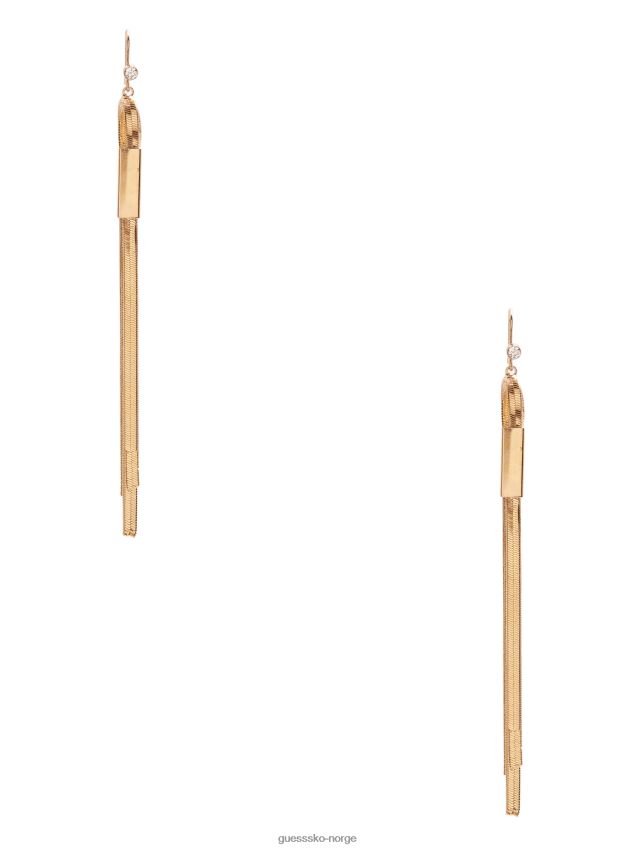 Guess gull-tone slange kjede lineære øredobber gull gull unisex F0LJ8010190