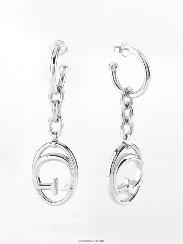 Guess ikoniske øredobber i sølv sølv unisex F0LJ805748