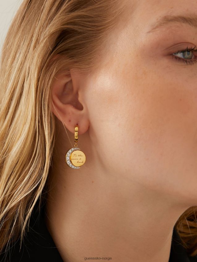 Guess moon phases\' øredobber multi gull multi gull unisex F0LJ804342
