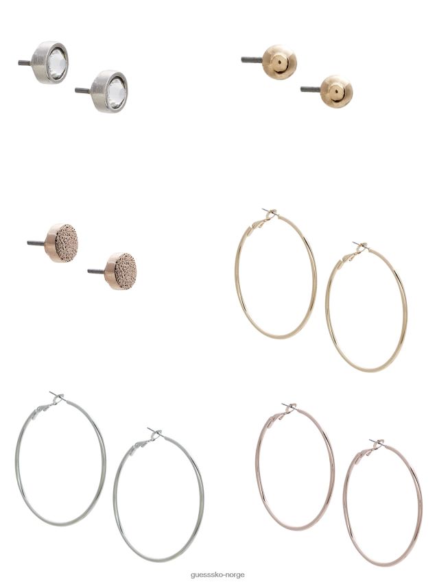 Guess multi blandet metall bøyle øredobber sett multi unisex F0LJ807802