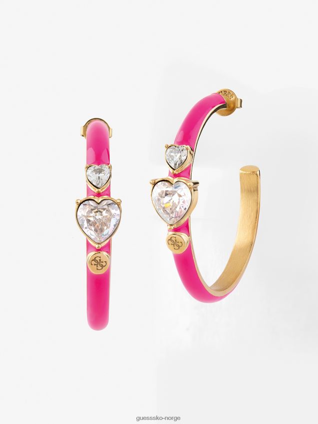 Guess øredobber i rosa neonlys rosa unisex F0LJ805932