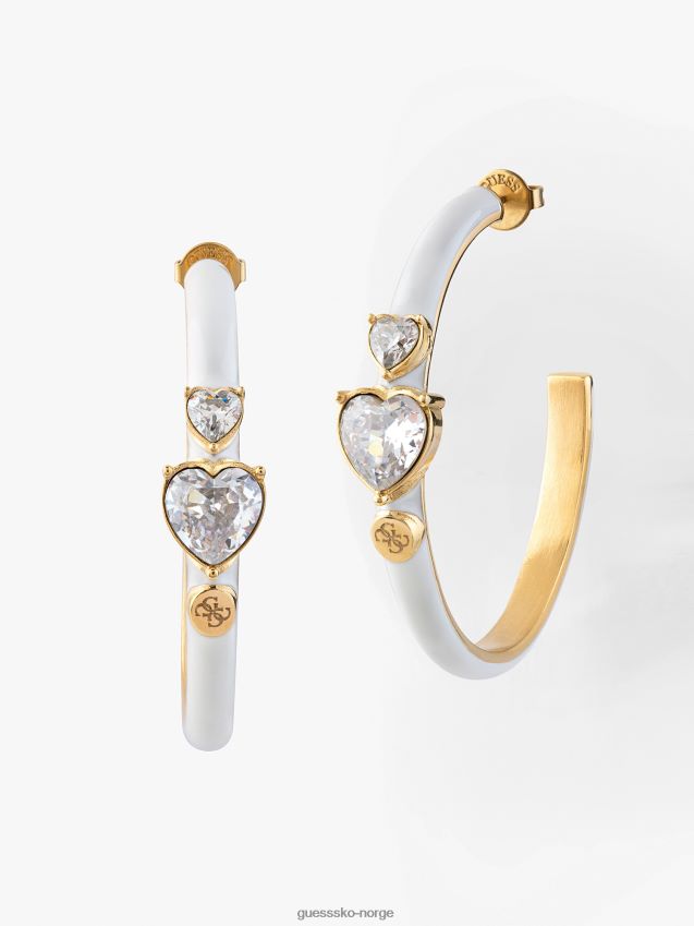 Guess øredobber med neonlys i gull gull unisex F0LJ804469
