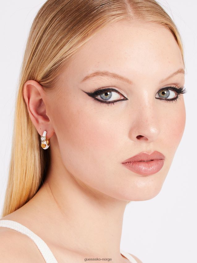 Guess øredobber til neonlys i gull gull unisex F0LJ804025