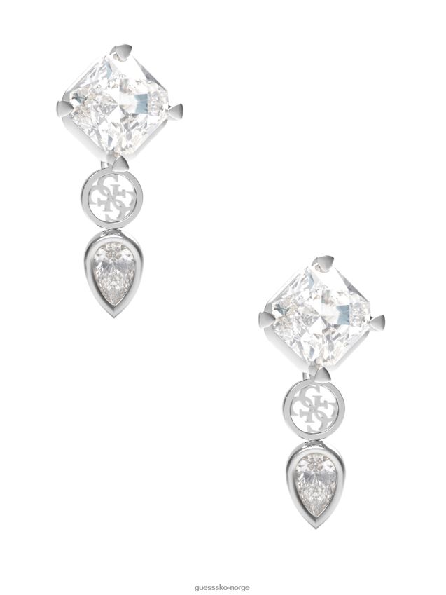 Guess rh anheng og quattro g-logo øredobber rh unisex F0LJ8010251